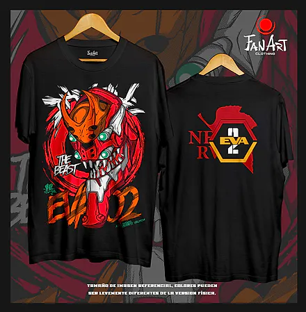 Polera Eva-02 — Evangelion