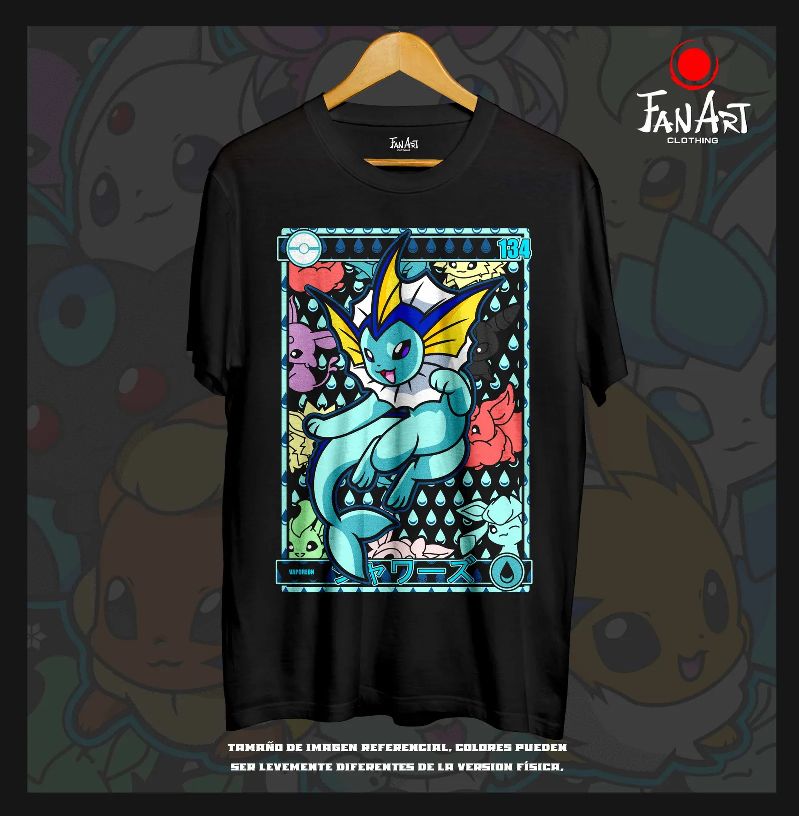 Polera Vaporeon — Pokémon