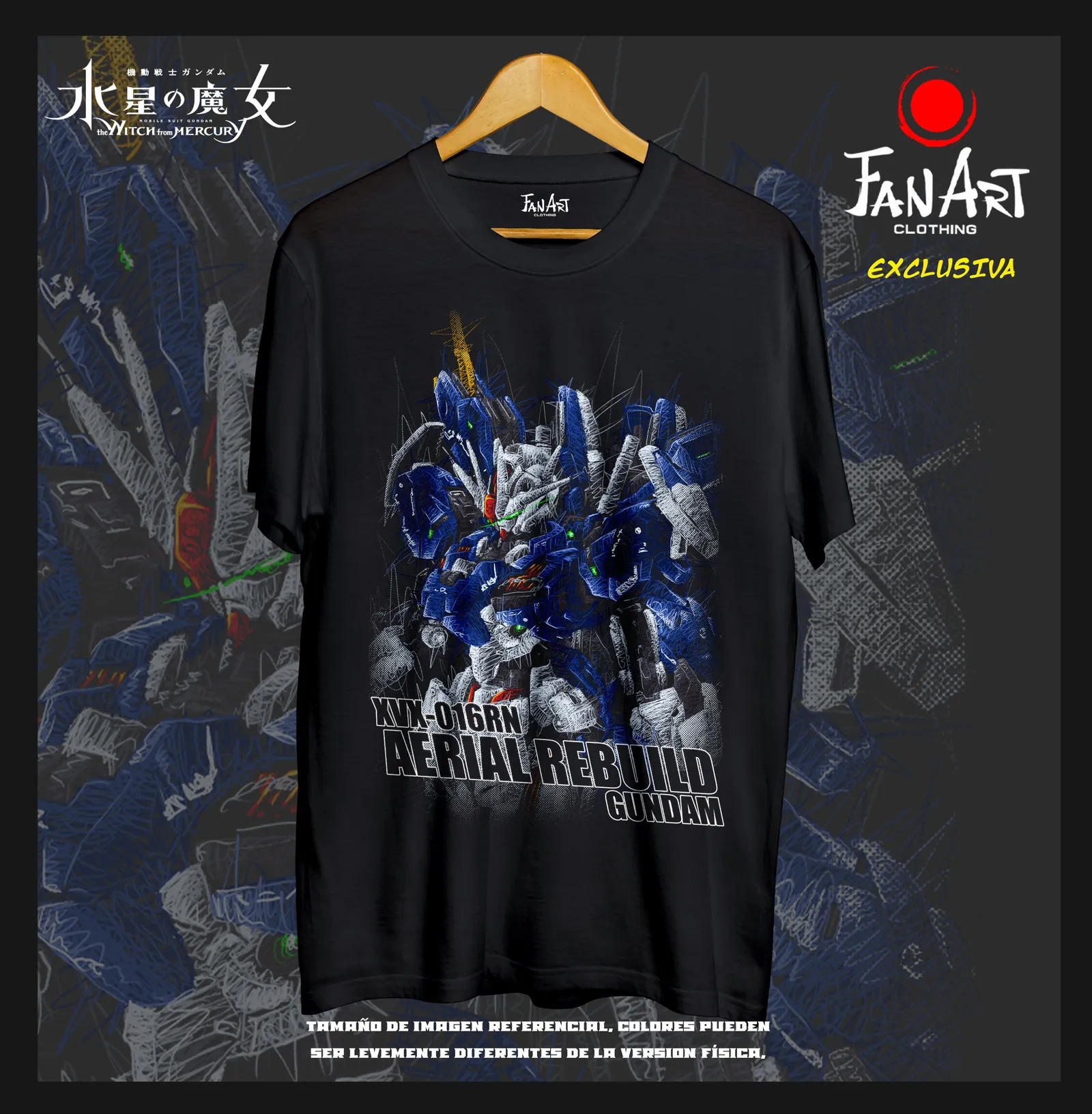 Polera XVX-016RN Aerial Rebuild Gundam · Aerial Rebuild — Gundam