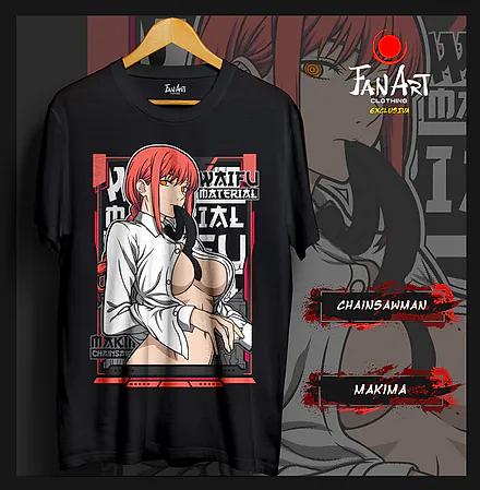 Polera Makima · Waifu Material — Chainsaw Man