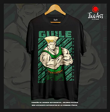 Polera Guile — Street Fighter