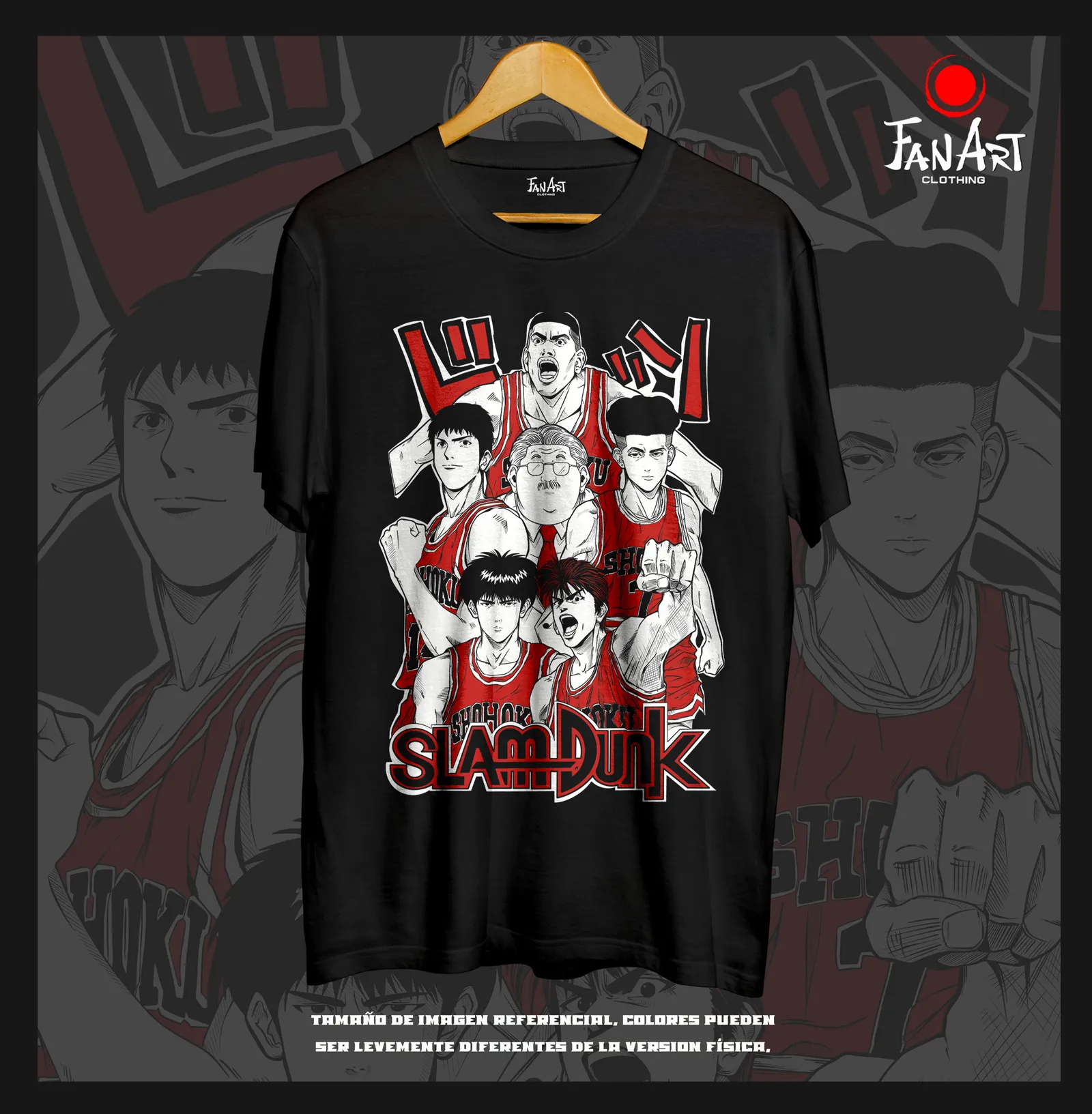Polera Elenco · Formación completa (2) — Slam Dunk