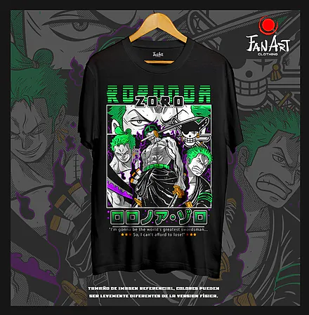 Polera Roronoa Zoro — One Piece