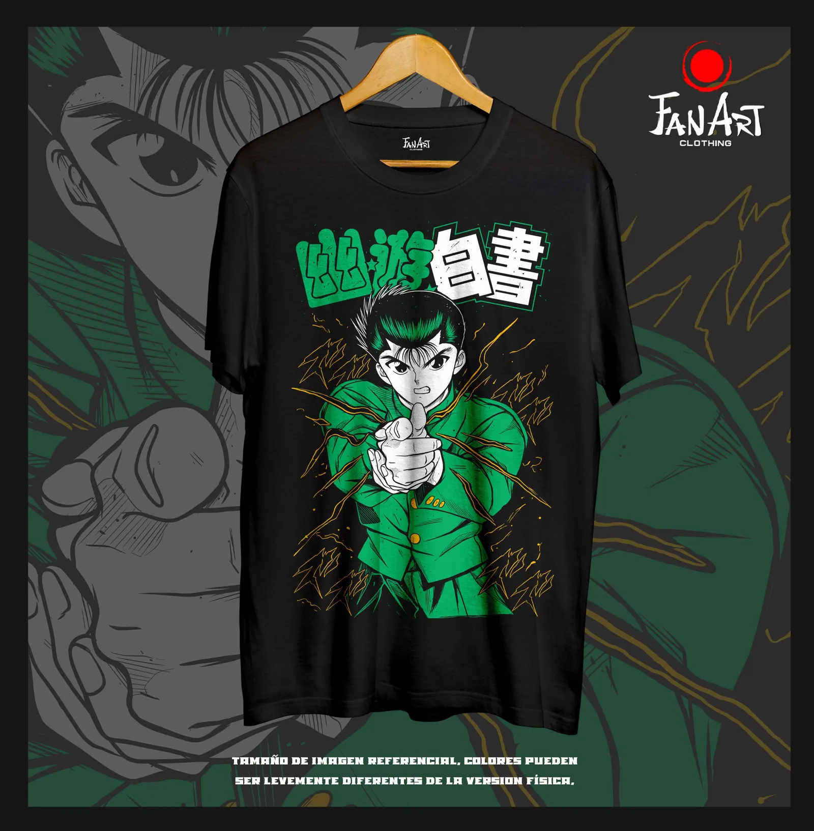 Polera Yusuke Urameshi — Yu Yu Hakusho