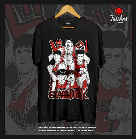 Polera Elenco · Formación completa (2) — Slam Dunk