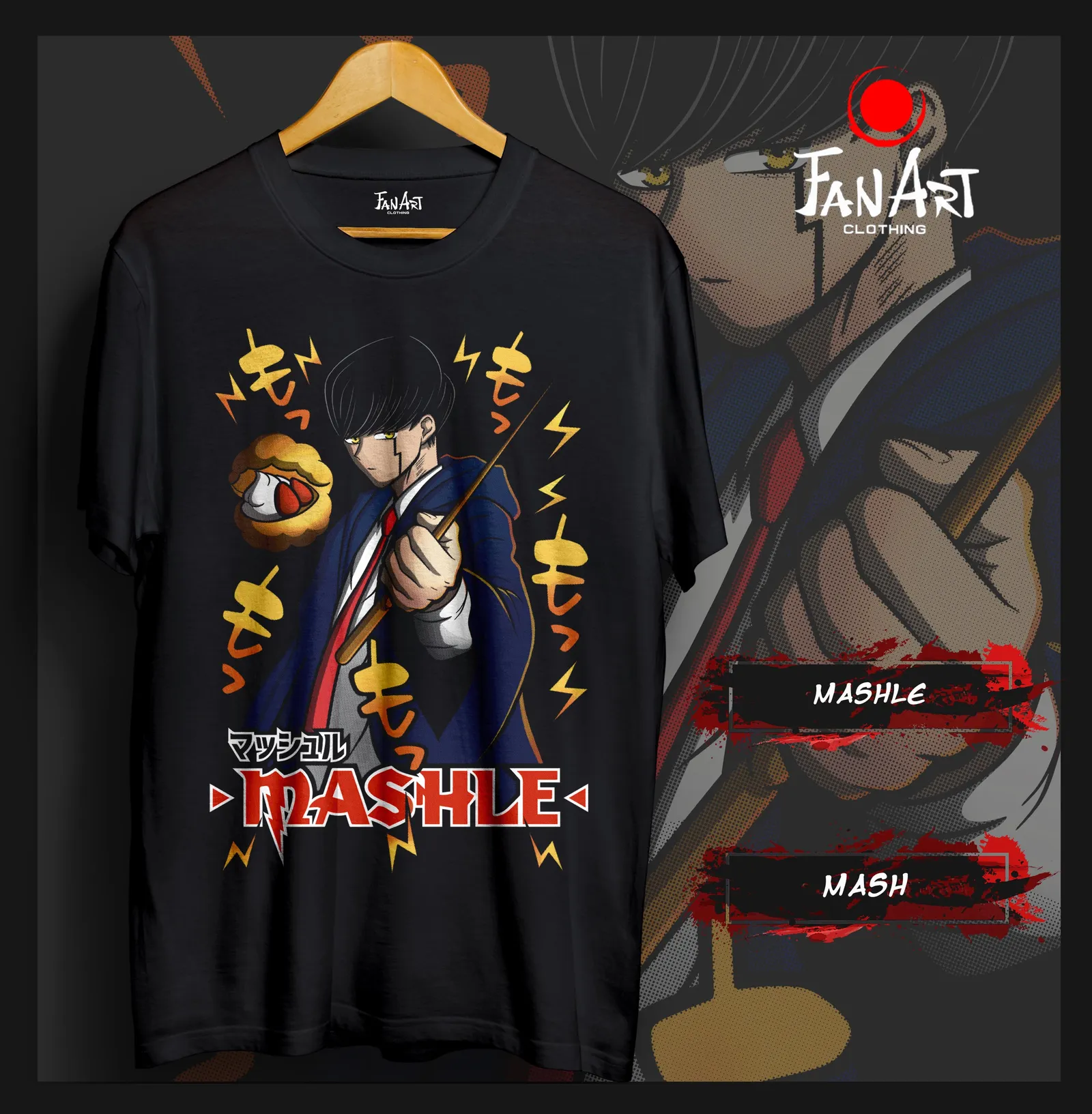 Polera Mash Burnedead — Mashle