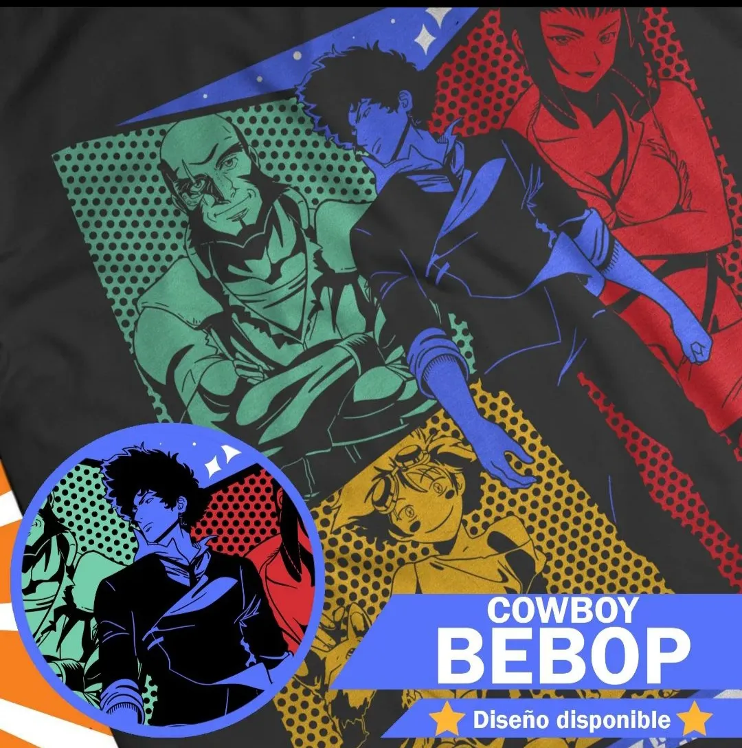 Polera Elenco — Cowboy Bebop