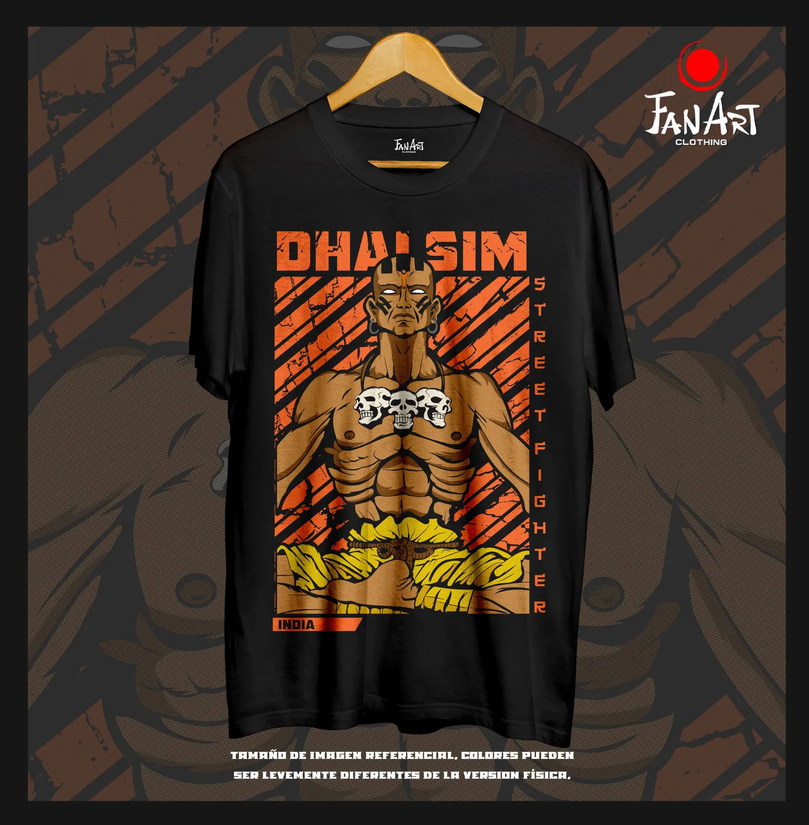 Polera Dhalsim — Street Fighter