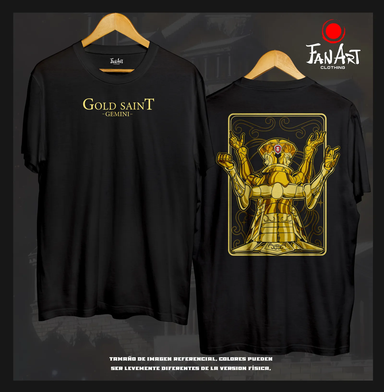 Polera Géminis (Cloth Dorado) — Saint Seiya