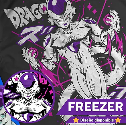 Polera Freezer · Cuarta forma — Dragon Ball