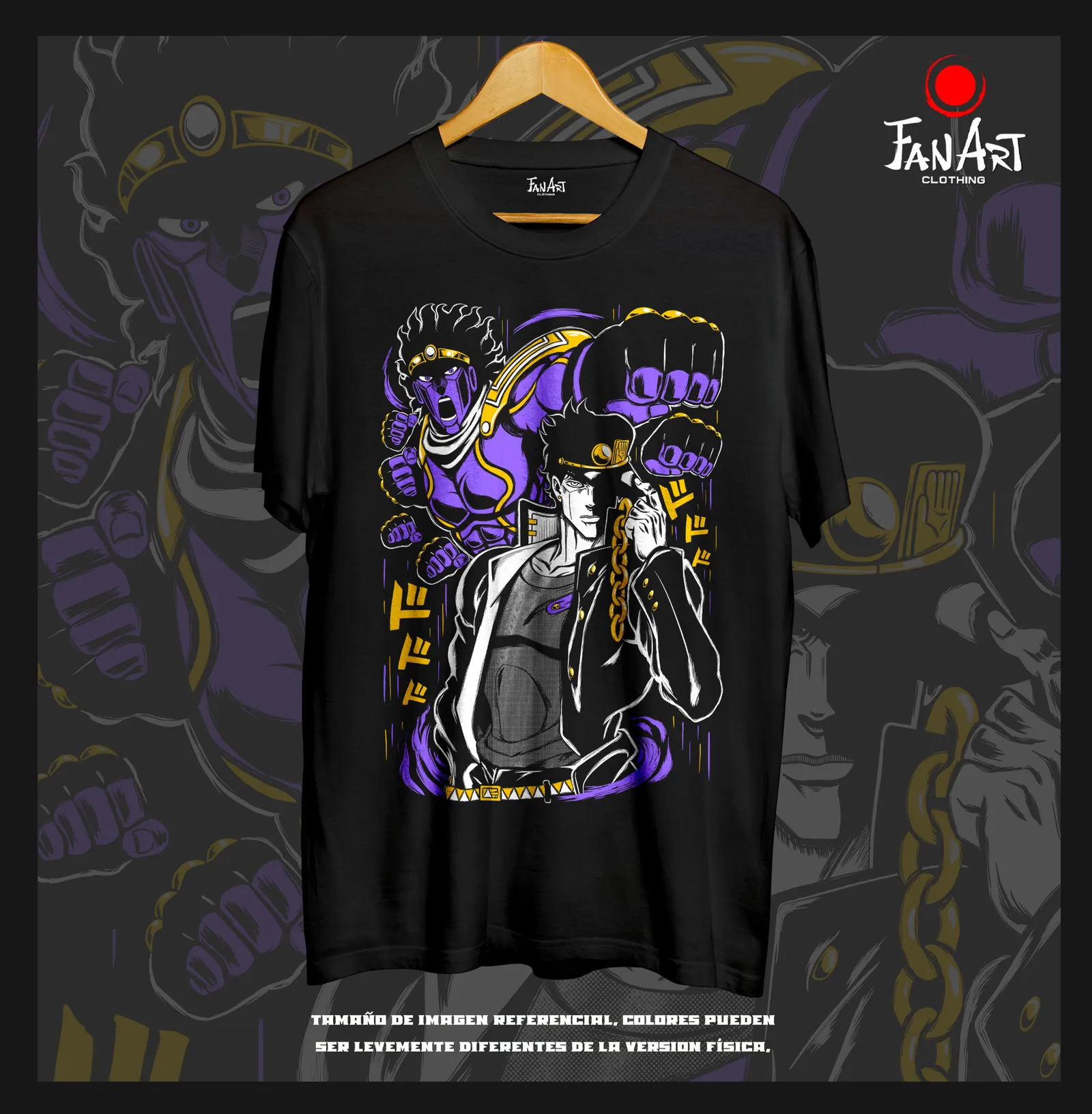 Polera Jotaro Kujo y Star Platinum — JoJo’s Bizarre Adventure