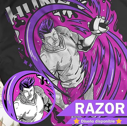 Polera Razor — Hunter x Hunter