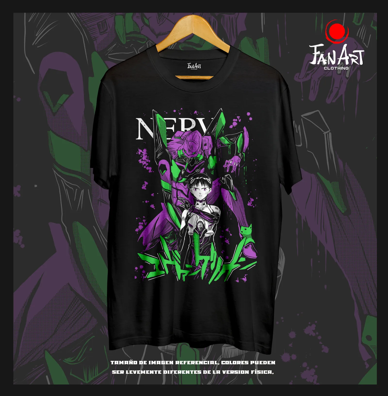 Polera Shinji Ikari — Evangelion