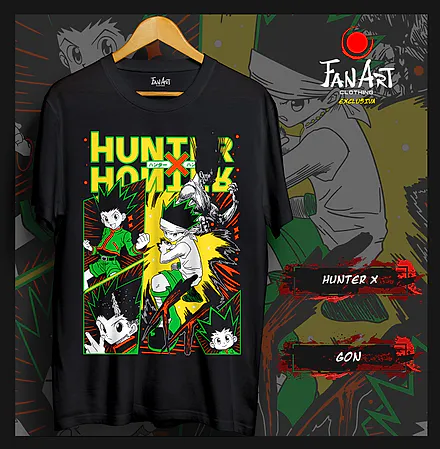 Polera Gon Freecss · collage Jajanken piedra — Hunter x Hunter