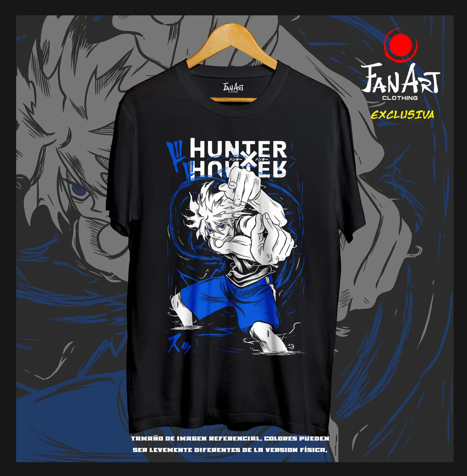 Polera Killua Zoldyck · Godspeed — Hunter x Hunter