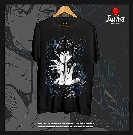Polera Megumi Fushiguro · Técnica de las Diez — Jujutsu Kaisen