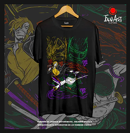 Polera Sanji y Zoro — One Piece