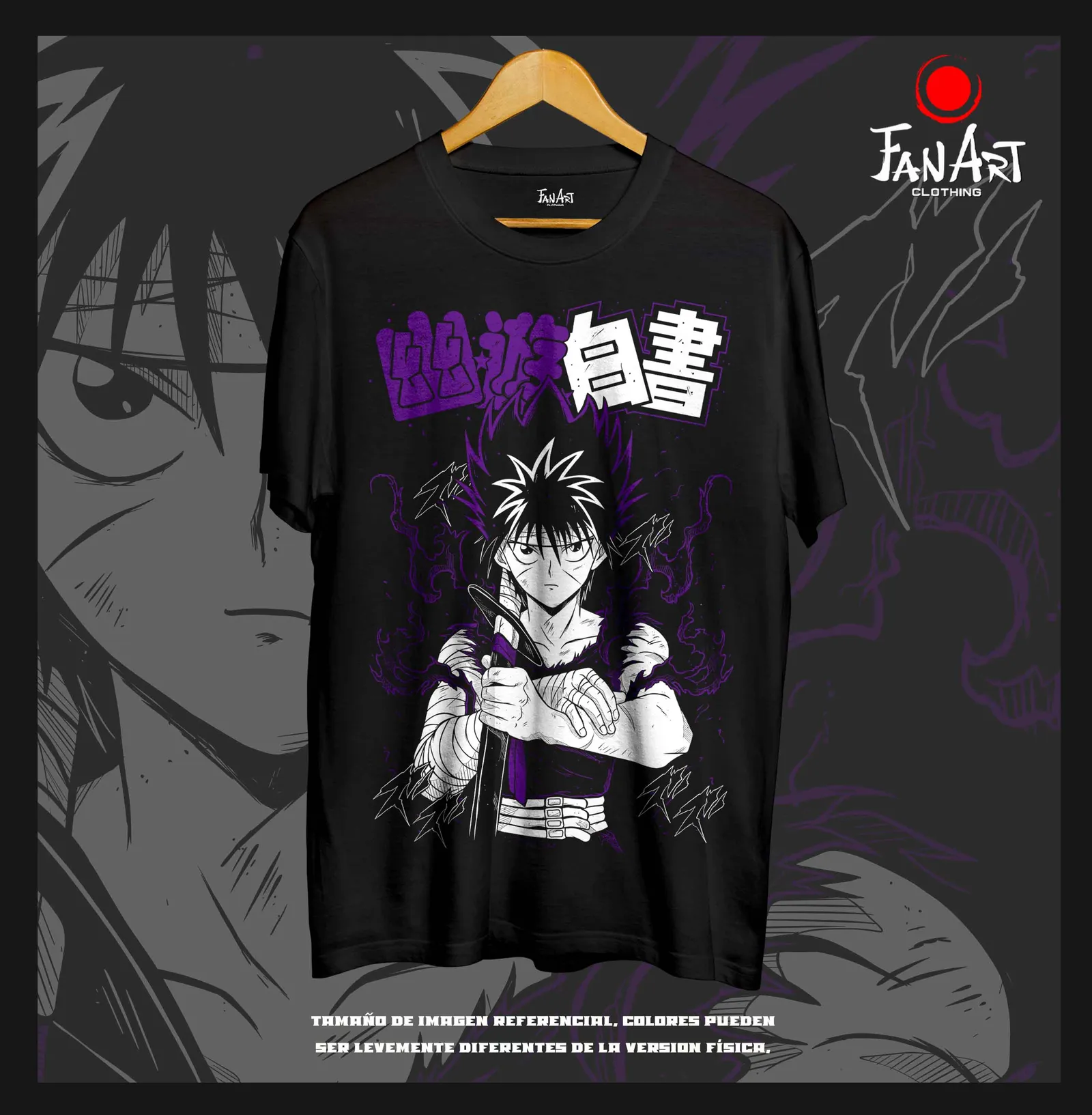 Polera Hiei — Yu Yu Hakusho