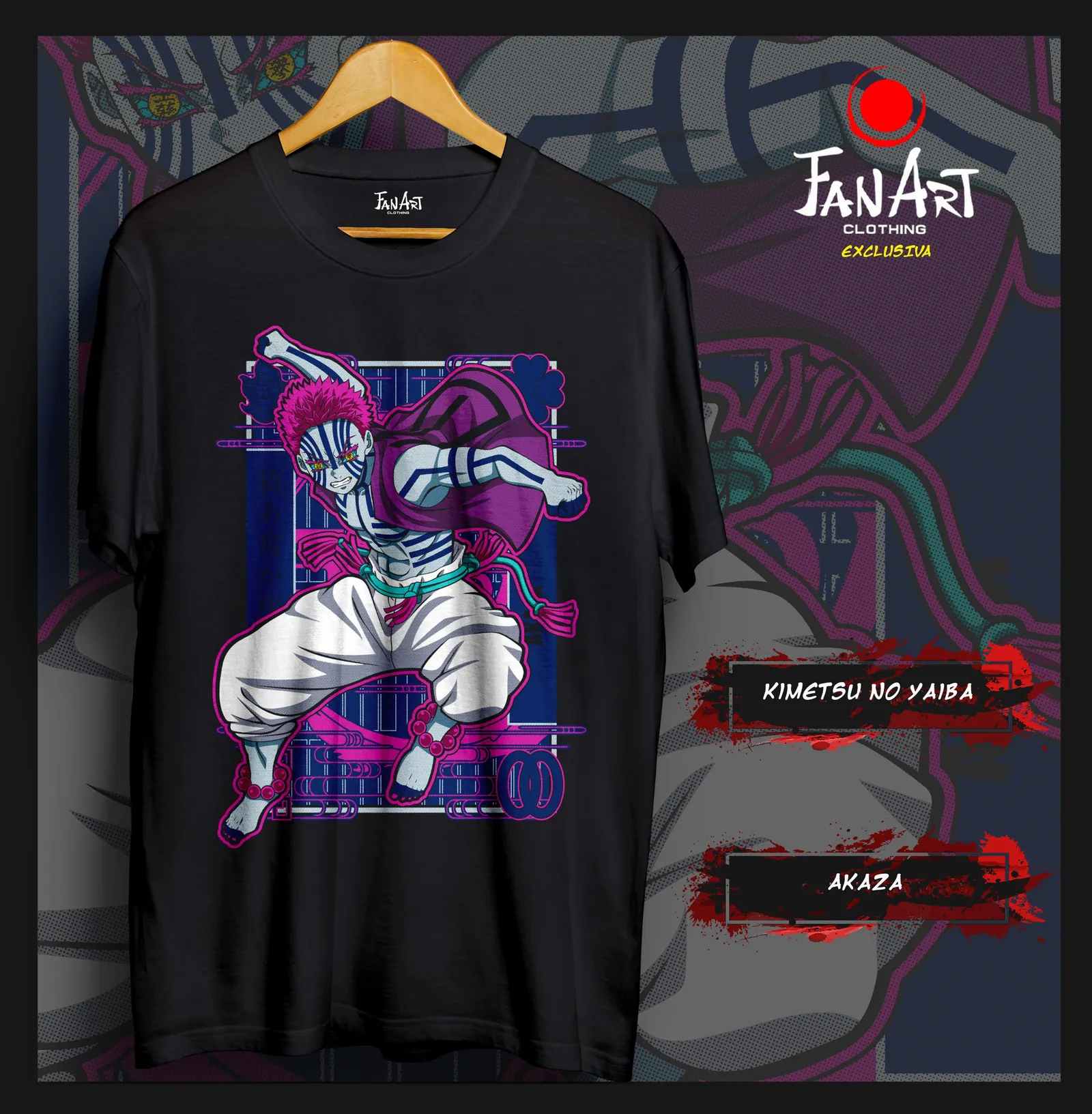Polera Akaza — Kimetsu no Yaiba