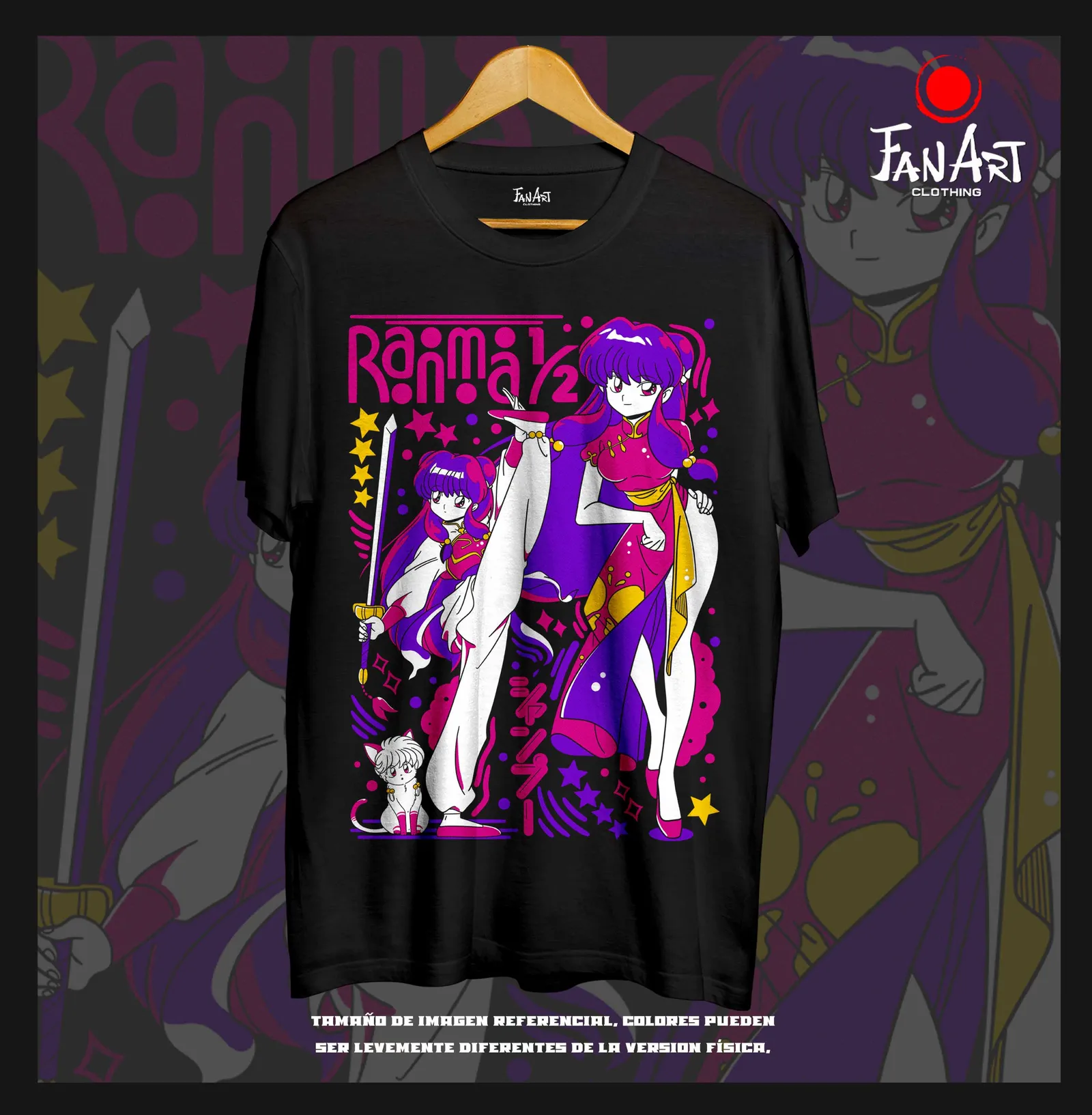 Polera Ranma Saotome y Shampoo — Ranma ½