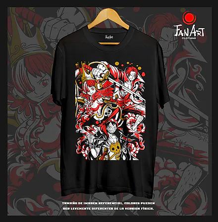 Polera Shanks y Uta — One Piece