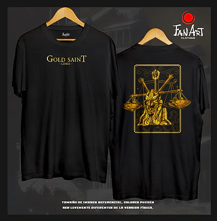 Polera Caballero Dorado de Libra — Saint Seiya