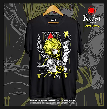 Polera Kurapika · Ojos escarlata — Hunter x Hunter
