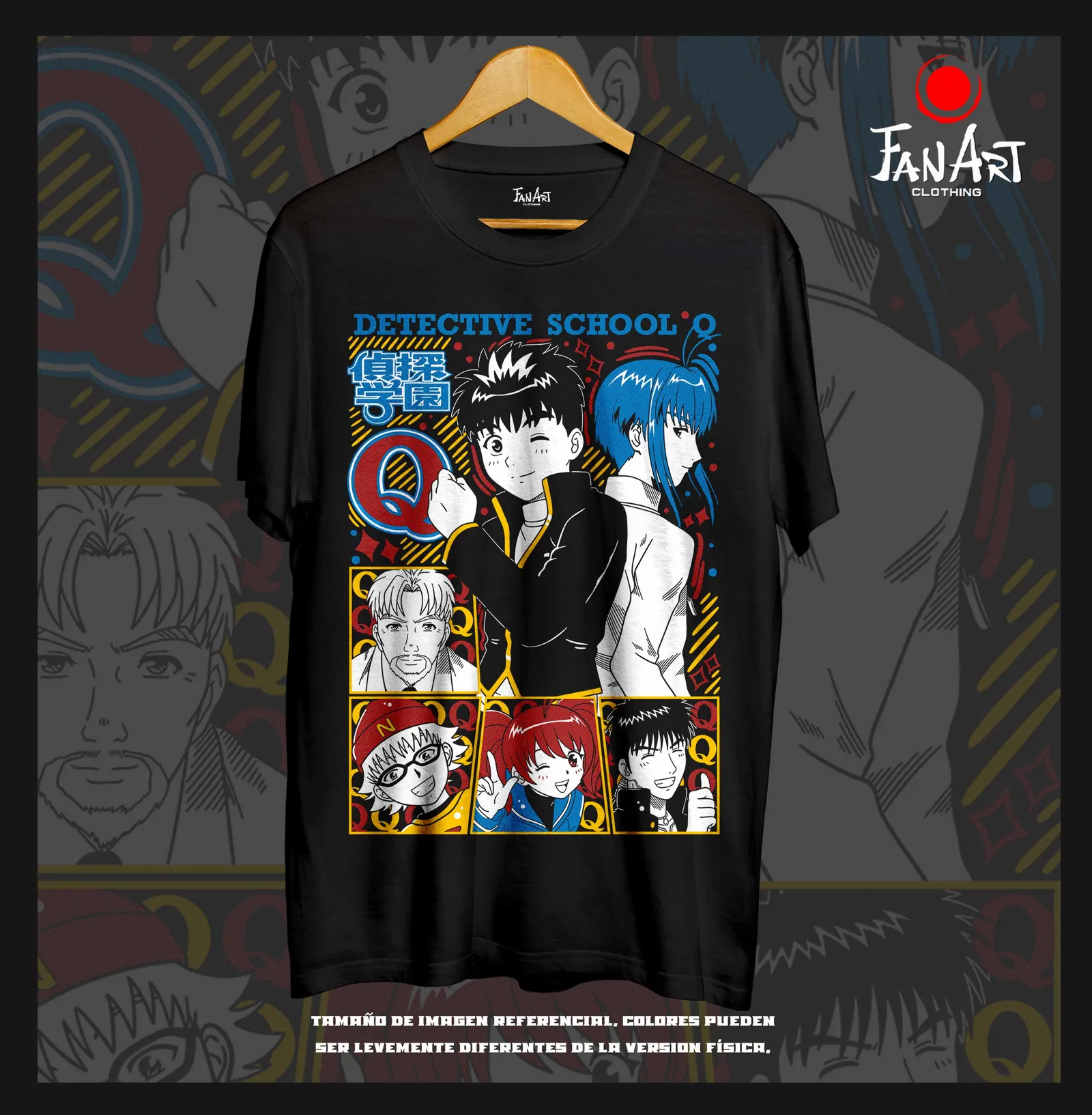 Polera Kyu Renjou y Ryu Amakusa — Detective School Q