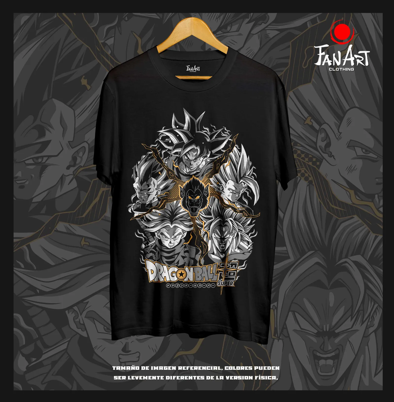 Polera Goku · Transformaciones — Dragon Ball