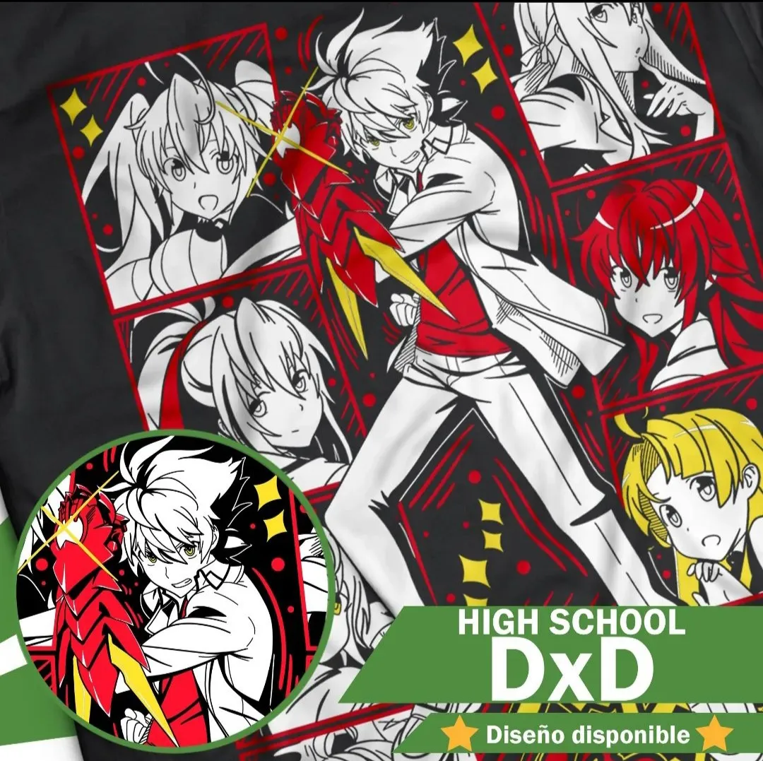 Polera Issei Hyodo y Rias Gremory — High School DxD
