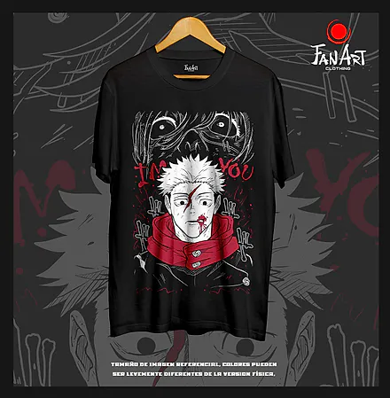 Polera Yuji Itadori y Sukuna — Jujutsu Kaisen