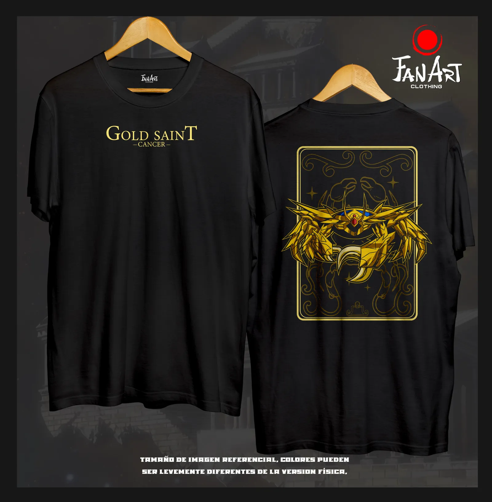 Polera Cáncer (Cloth Dorado) — Saint Seiya