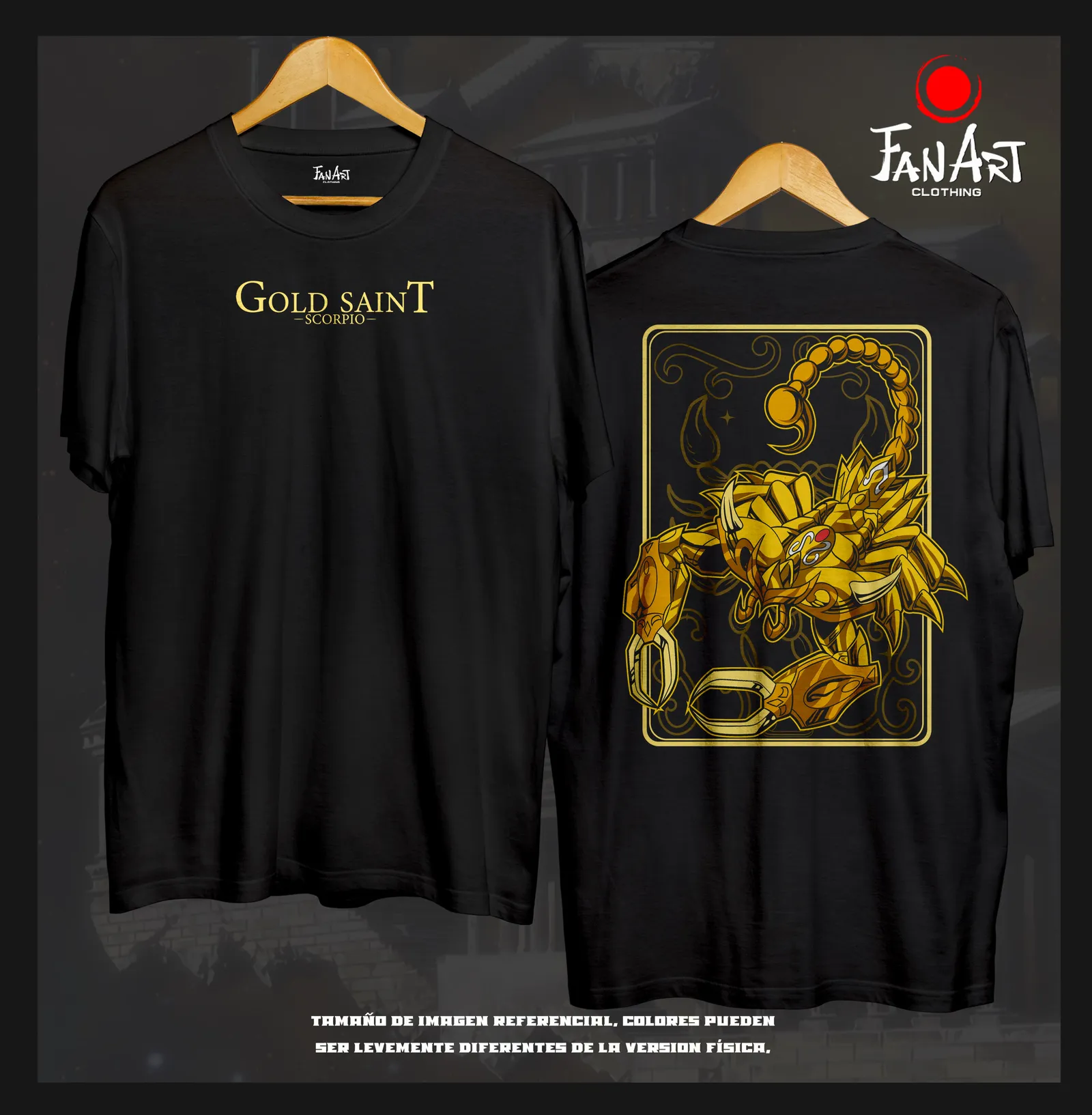 Polera Escorpio (Cloth Dorado) — Saint Seiya