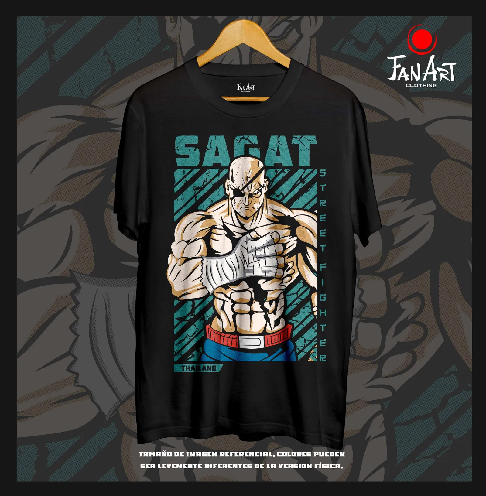 Polera Sagat — Street Fighter