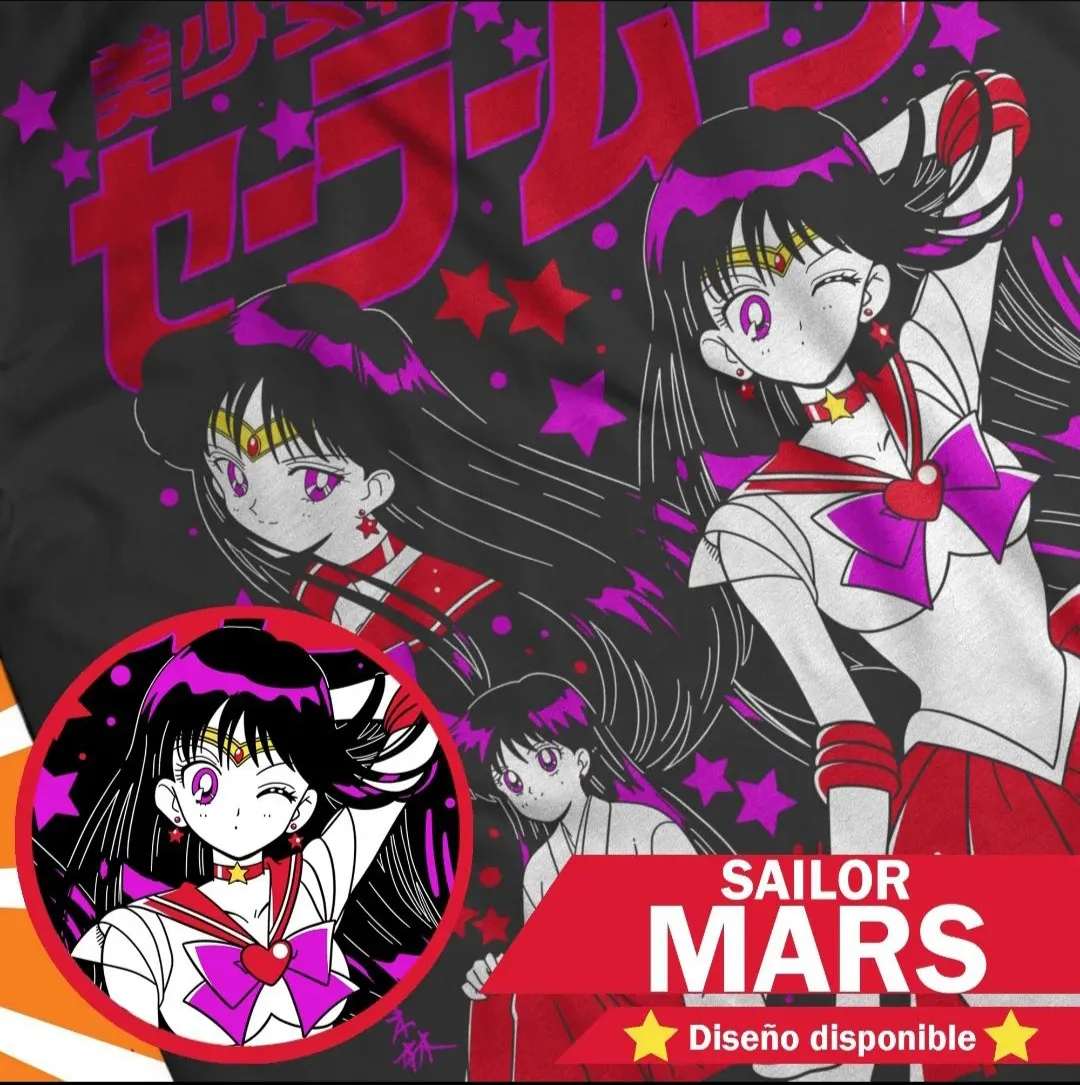Polera Sailor Mars — Sailor Moon