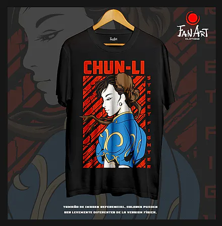 Polera Chun-Li — Street Fighter