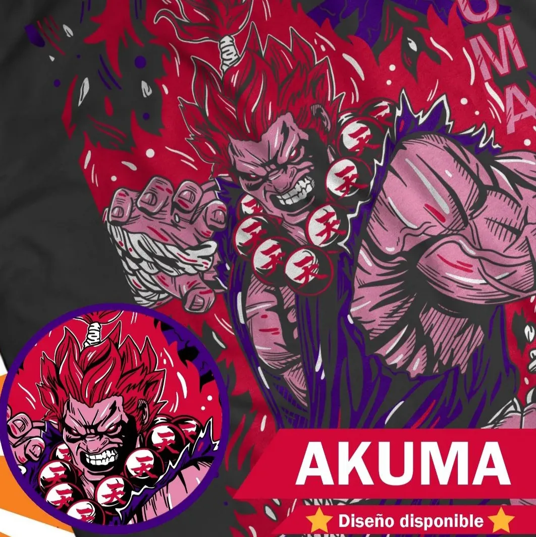 Polera Akuma — Street Fighter