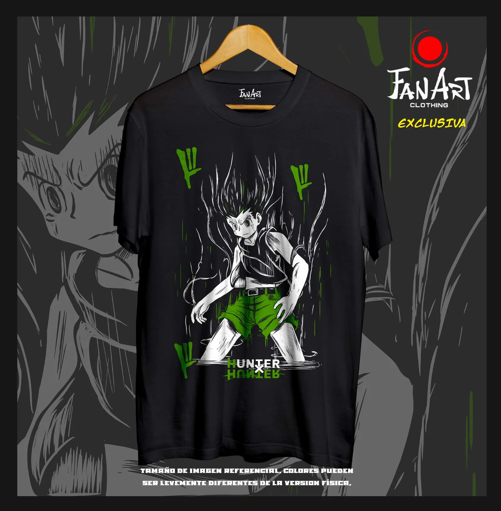 Polera Gon Freecss · Transformación adulta — Hunter x Hunter