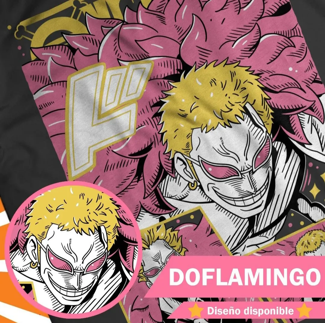 Polera Donquixote Doflamingo — One Piece