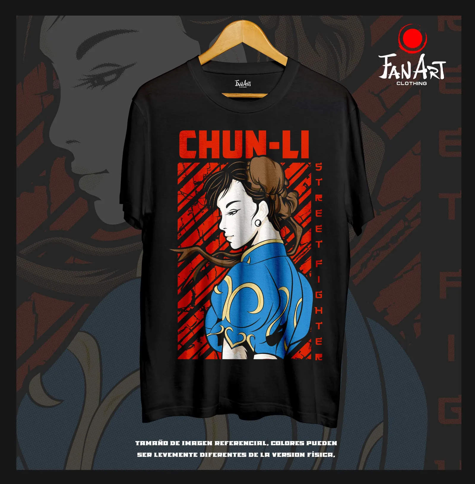 Polera Chun-Li — Street Fighter